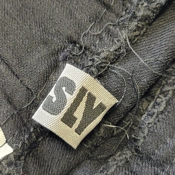 Black  Skin Tight Jeggings with  Sparkling Sequins Size XS Small  Petite - Picture 12 of 14